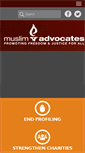 Mobile Screenshot of muslimadvocates.org